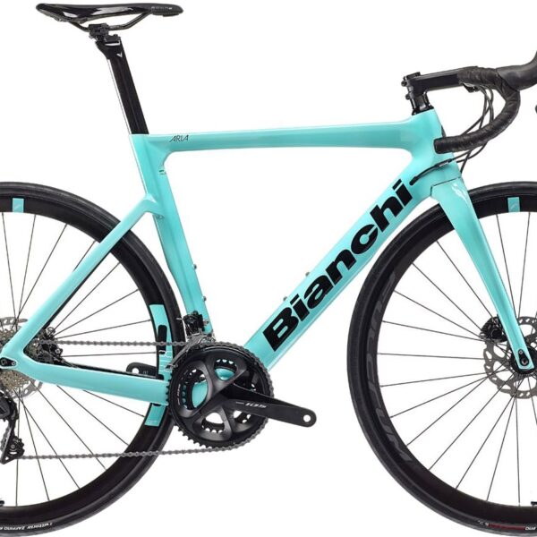 Bianchi Aria Aero 105 Disc 22g 2023 - Celeste