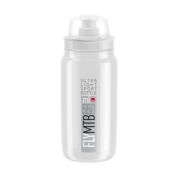 Elite Fly MTB - Drikkedunk 550ml - 100% Biologisk nedbrydelig - Klar med Grå logo