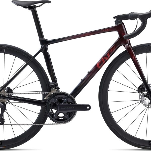 Giant Liv Langma Advanced Pro 0 Disc 2023 - Grå/Rød